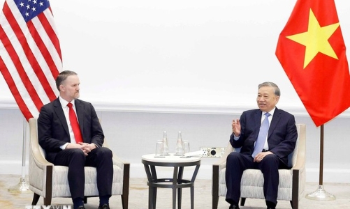 Vietnam’s Party General Secretary To Lam hosts reception for U.S. Trade Representative