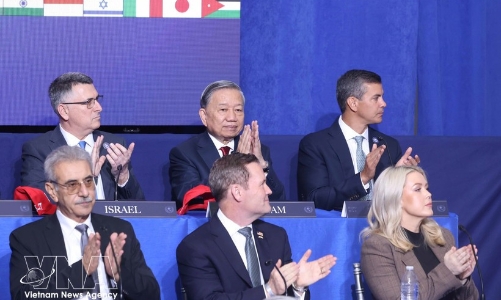 Party General Secretary To Lam attends inaugural meeting of Gaza Board of Peace