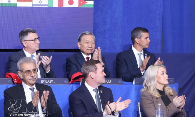 Party General Secretary To Lam attends inaugural meeting of Gaza Board of Peace