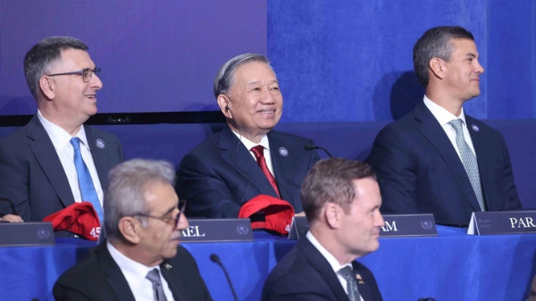 Tổng thống Trump dành sự tôn trọng sâu sắc với Việt Nam tại cuộc họp Hội đồng Hòa bình Gaza