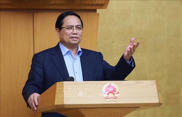 Thủ tướng Phạm Minh Chính chủ trì họp Thường trực Chính phủ đánh giá toàn diện công tác phục vụ Tết Nguyên đán Bính Ngọ 2026 và triển khai các nhiệm vụ trọng tâm sau Tết. Ảnh: TTXVN