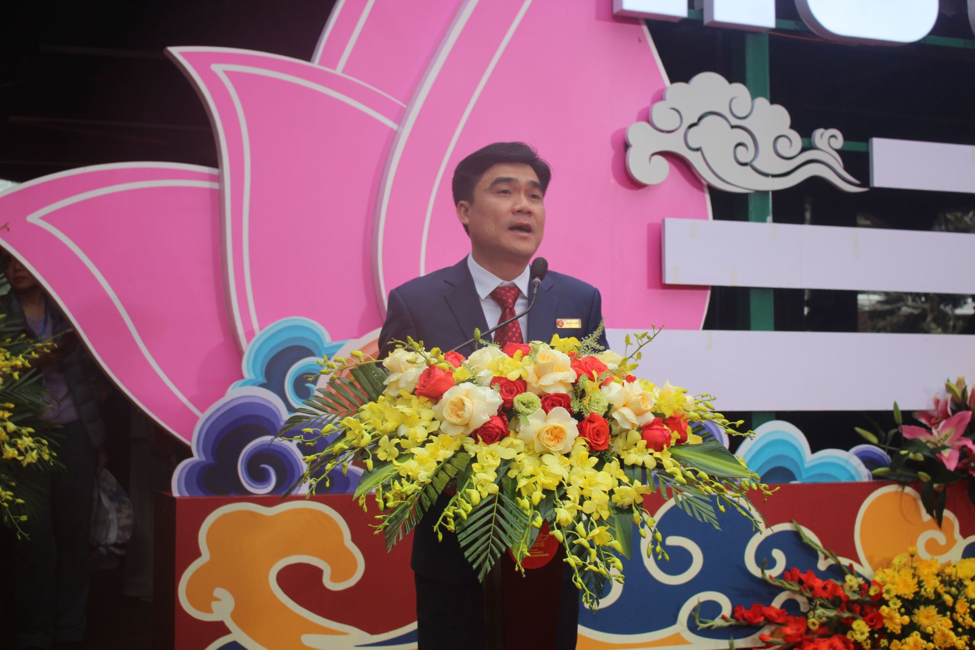 Ông Lê Văn Trang: "Địa phương luôn nhận thức rõ tầm quan trọng của phát triển du lịch văn hóa". Ảnh: Chu Khôi.
