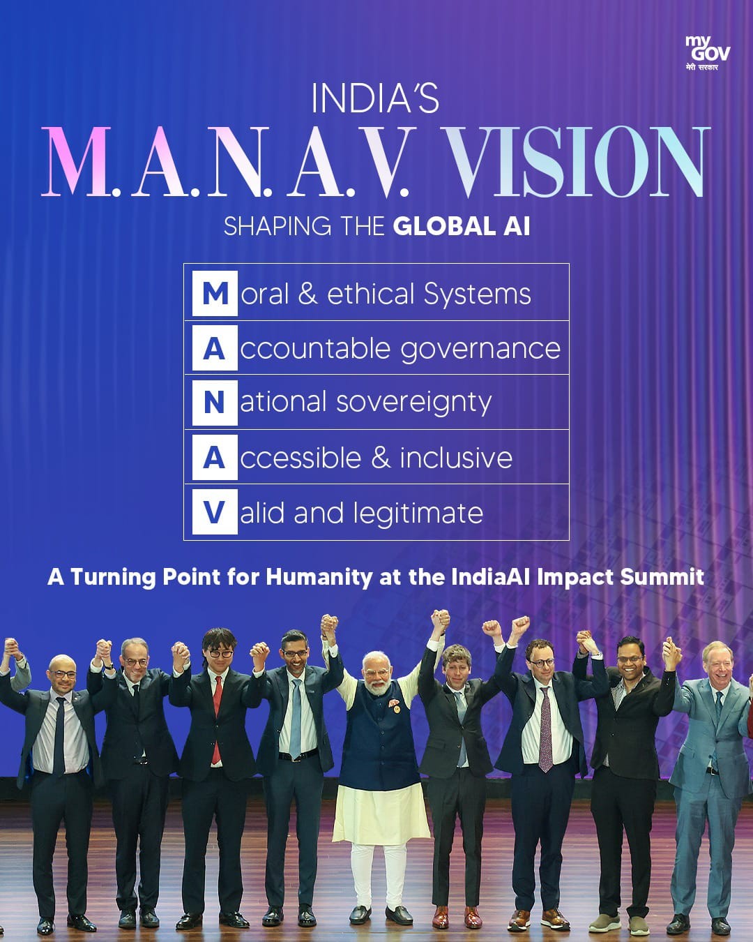 India proposed the MANAV framework for AI governance. (Source: Embassy of India in Vietnam)