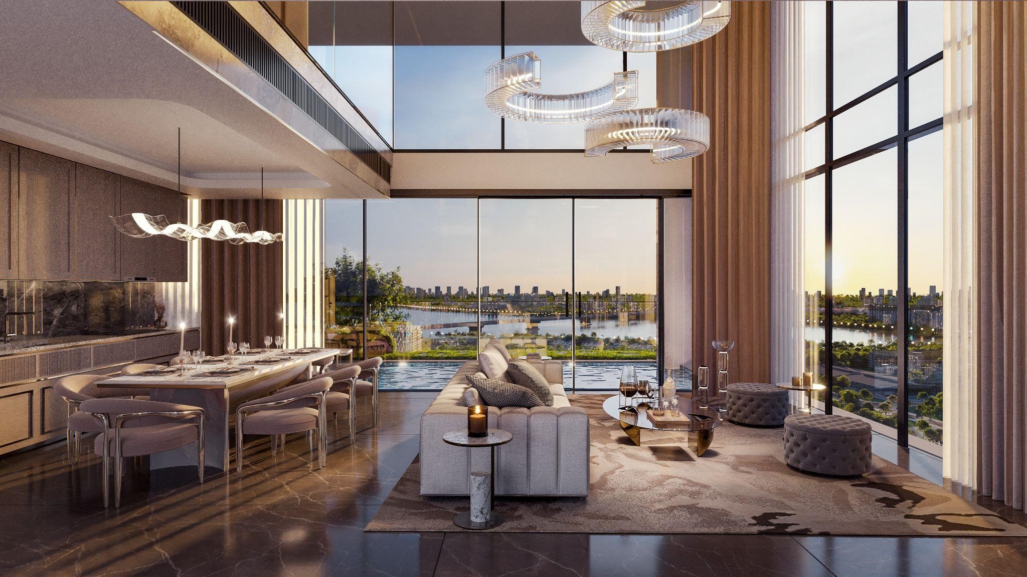 The Rey Edition thiết lập chuẩn mực sống mới giữa tầng không Hà Nội. Ảnh: Meygroup.