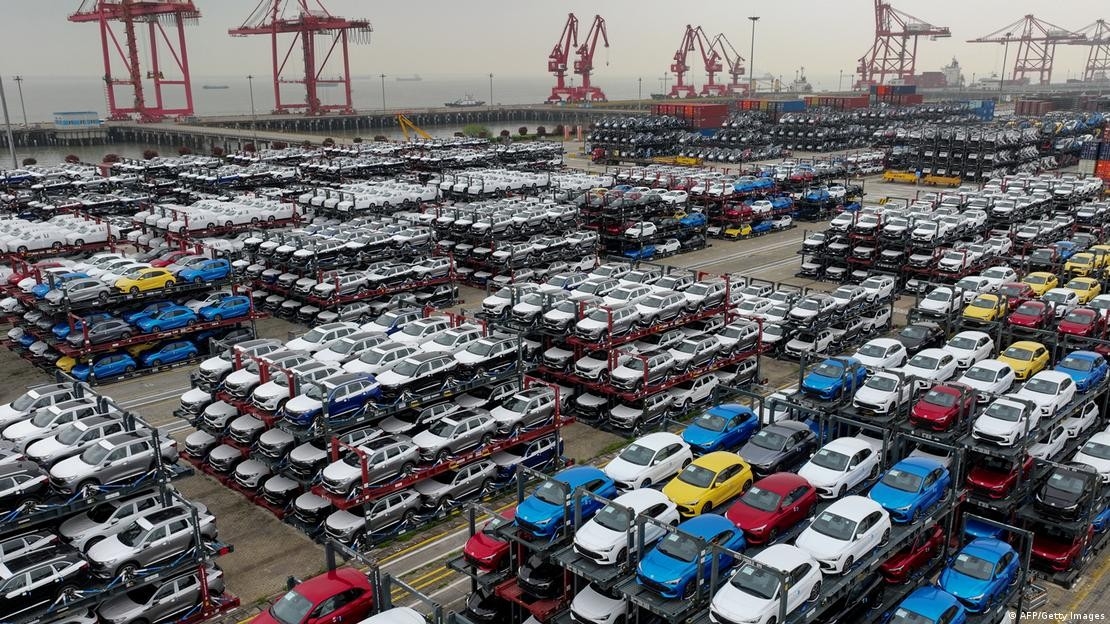 Trung Quốc hiện là quốc gia dẫn đầu thế giới về sản xuất xe điện và pin. Ảnh: AFP/Getty Images