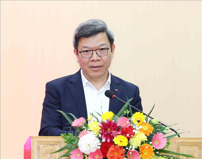 Ông Tống Văn Thanh, Vụ trưởng Vụ Báo chí, Xuất bản (Ban Tuyên giáo và Dân vận Trung ương. Ảnh: TTXVN