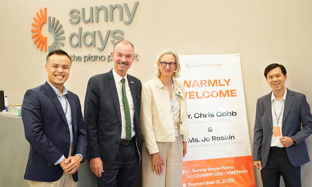 Sunny Days Piano trở thành Trường đối tác chính thức của ABRSM tại Đông Nam Á