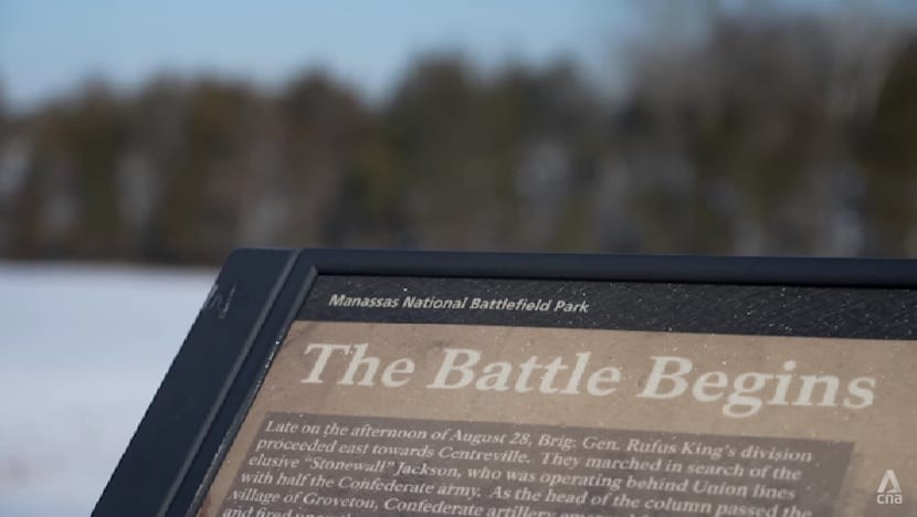 Công viên Chiến trường Quốc gia Manassas ở quận Prince William, Virginia, là một di tích lịch sử thời Nội chiến Mỹ. Ảnh: CNA
