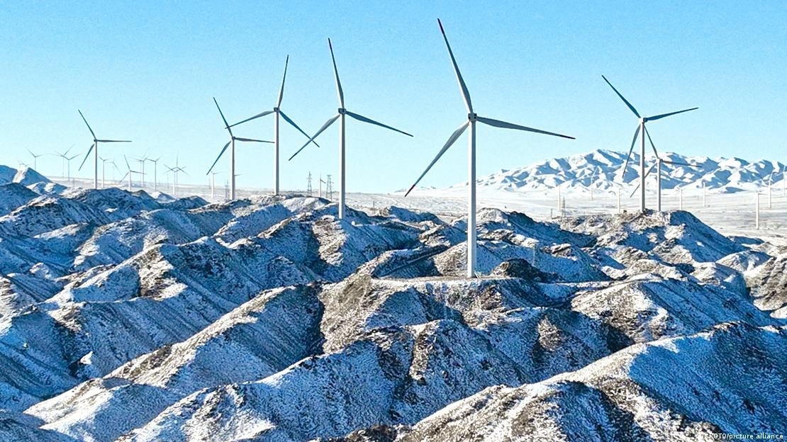 Chỉ riêng năm 2025, Trung Quốc đã lắp đặt 120 GW điện gió. Ảnh: CFOTO/picture alliance.