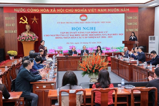  Quang cảnh Hội nghị. Ảnh: Mặt trận.