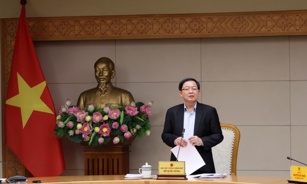 Phó Thủ tướng yêu cầu Bộ Tư pháp tiếp tục chỉ đạo rà soát toàn bộ dự thảo trên cơ sở ý kiến của các bộ, ngành. Ảnh: Báo Chính phủ.
