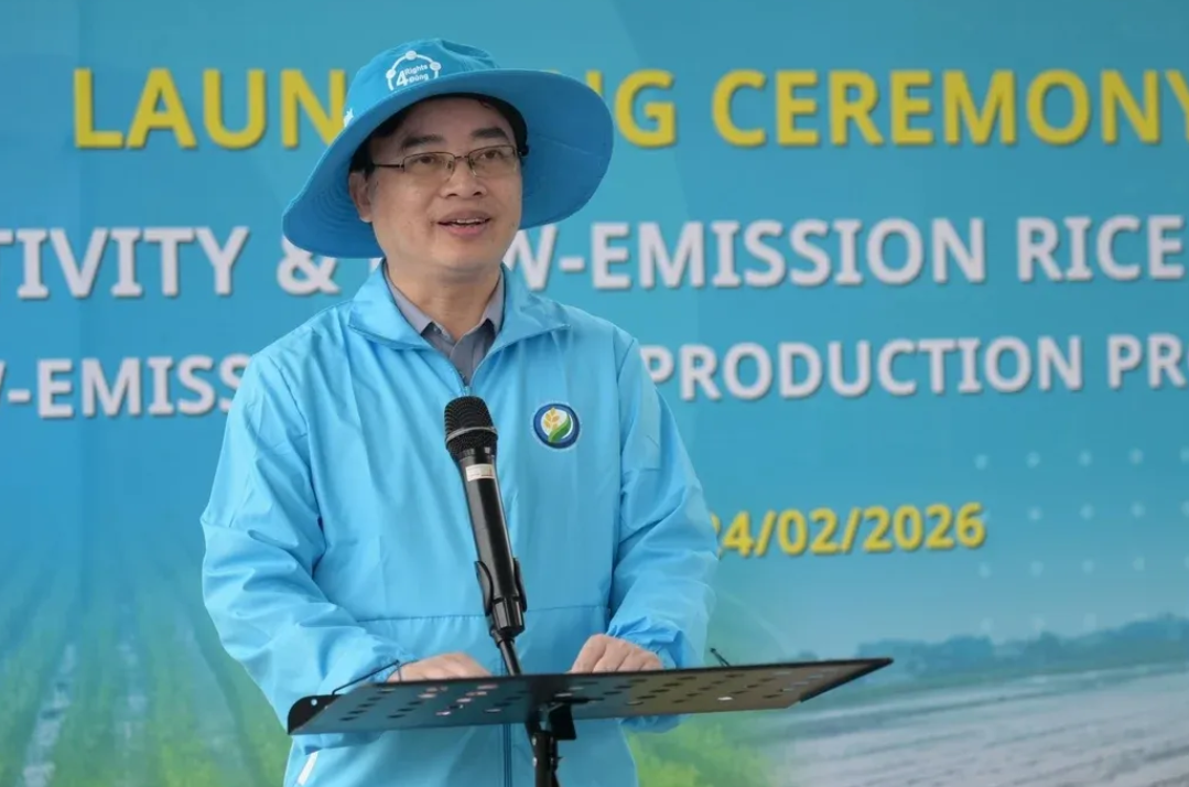 Phó Cục trưởng Cục Trồng trọt và Bảo vệ thực vật Nguyễn Quốc Mạnh phát biểu tại sự kiện.