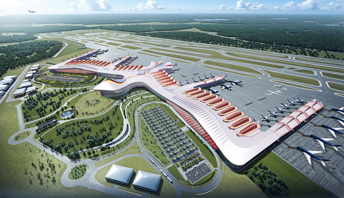 Phối cảnh Cảng hàng không quốc tế Phú Quốc.