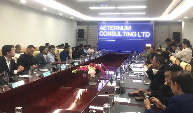 Quang cảnh chương trình làm việc giữa lãnh đạo Đà Nẵng các đối tác Dubai và nhà đầu tư quốc tế - Ảnh: Ngô Anh Văn.