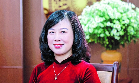 Bộ trưởng Bộ Y tế Đào Hồng Lan. Ảnh: Trần Minh.