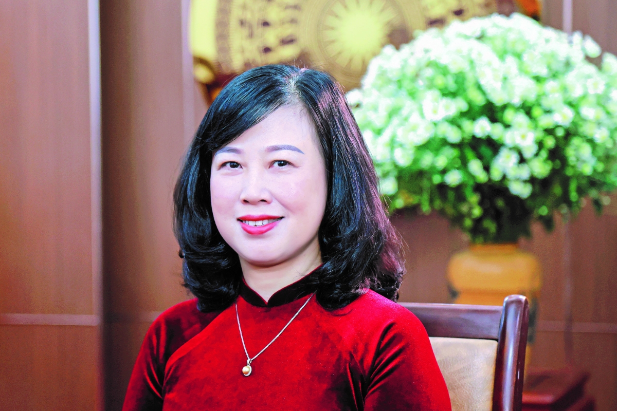 Bộ trưởng Bộ Y tế Đào Hồng Lan. Ảnh: Trần Minh.