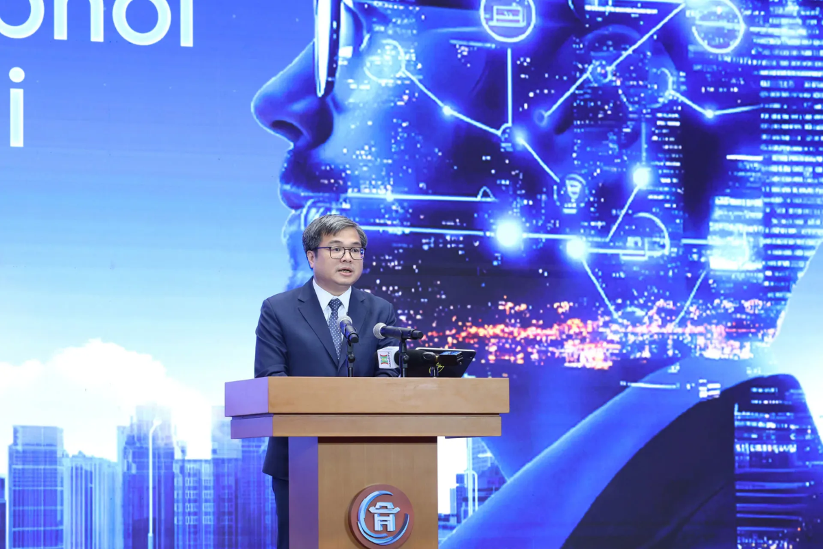 Phó Chủ tịch UBND Thành phố Hà Nội Trương Việt Dũng phát biểu tại sự kiện - Ảnh: Quang Thái&nbsp;