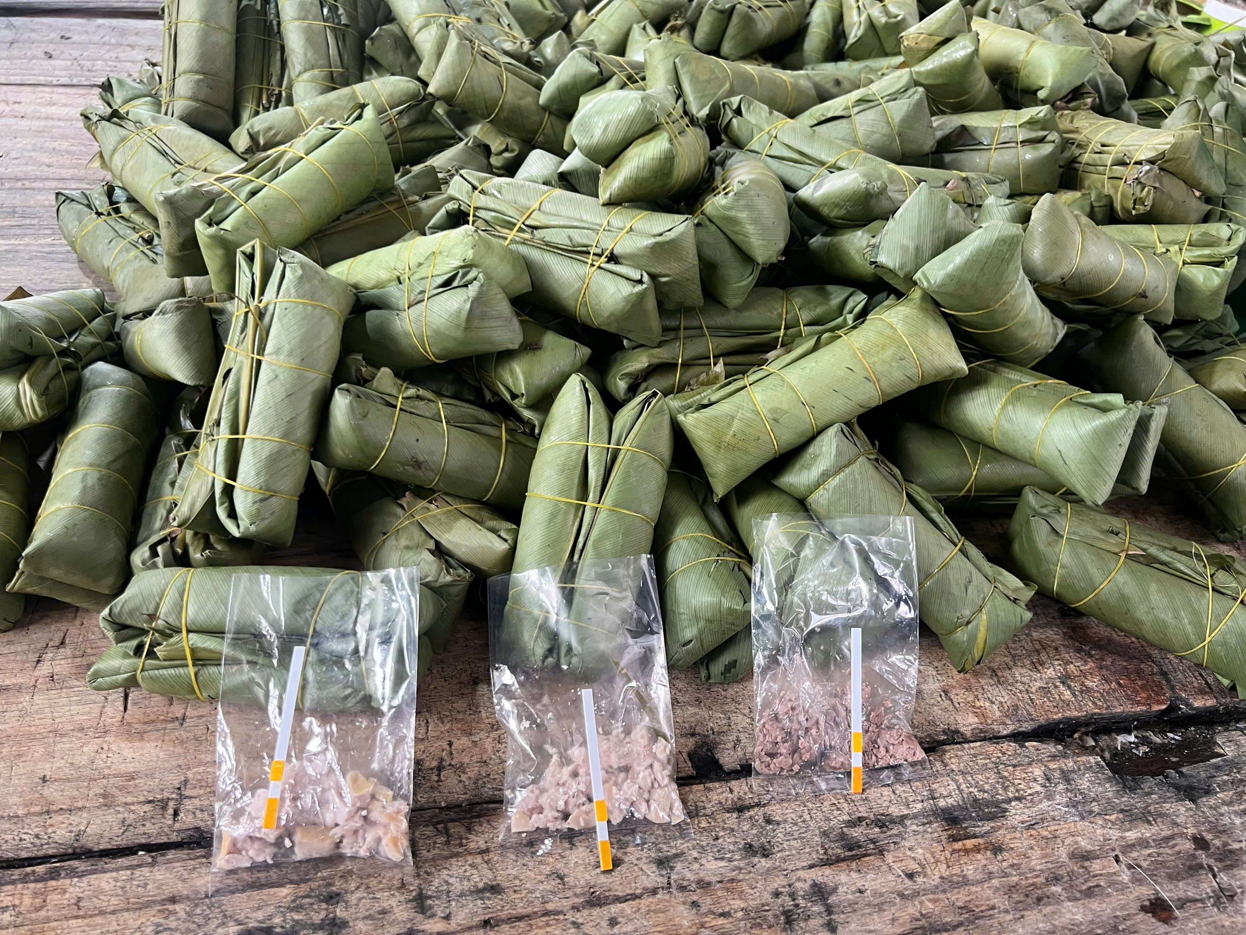 Lô hàng vi phạm quy định về an toàn thực phẩm - Ảnh: Cục Quản lý và Phát triển thị trường trong nước (Bộ Công thương) 