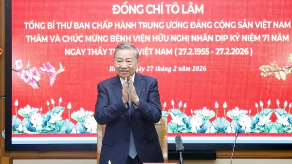 Toàn văn phát biểu của Tổng Bí thư Tô Lâm tại Bệnh viện Hữu Nghị