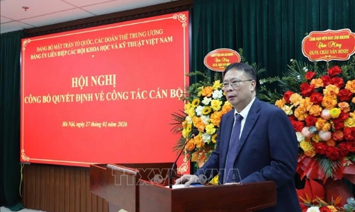 Giáo sư, Viện sĩ Châu Văn Minh giữ chức Bí thư Đảng ủy Liên hiệp hội nhiệm kỳ 2025-2030