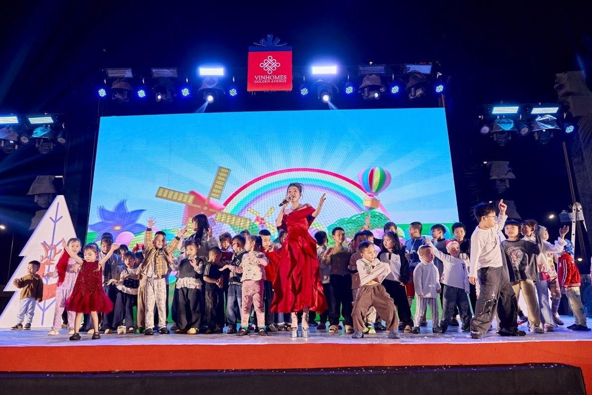 Asia Vibe đang trong mùa lễ hội cao điểm, kéo dài từ cuối năm 2025 sang đầu năm 2026. Ảnh:&nbsp;Vinhomes.