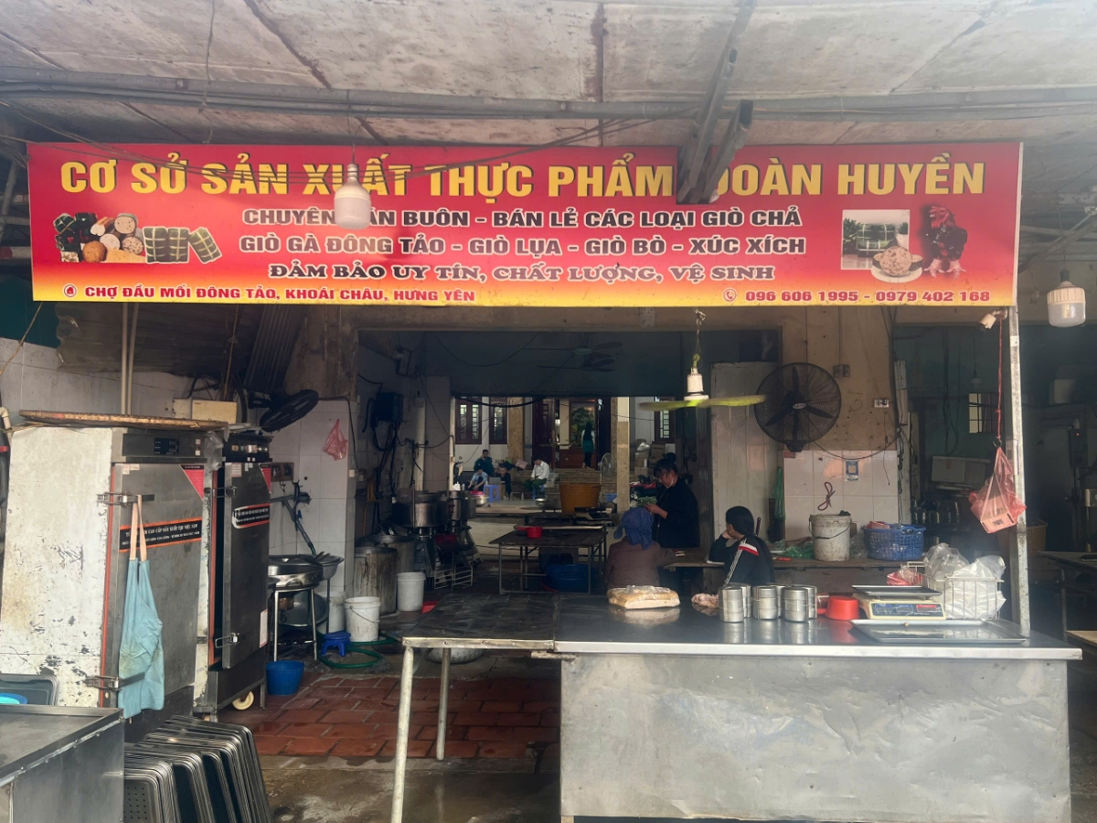 Cơ sở sản xuất thực phẩm Đoàn Huyền - Ảnh: Cục Quản lý và Phát triển thị trường trong nước (Bộ Công thương)&nbsp;