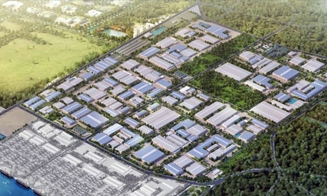 Phối cảnh Khu công nghiệp Vinhomes Vũng Áng.
