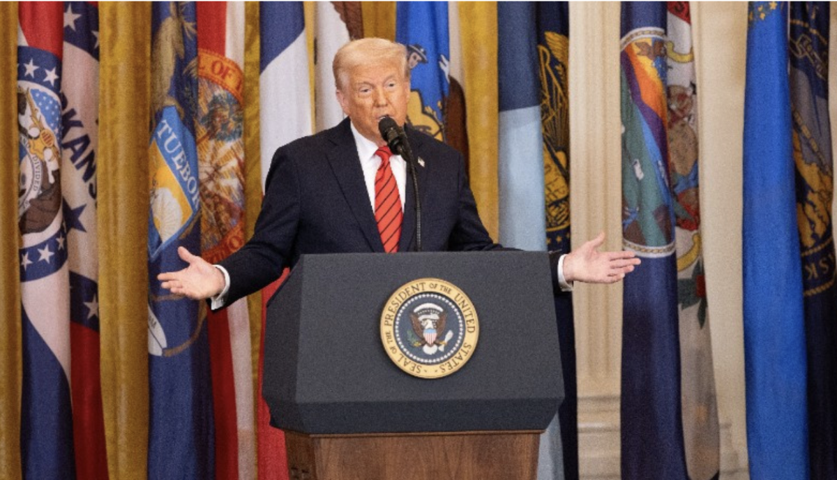 Tổng thống Mỹ Donald Trump. 