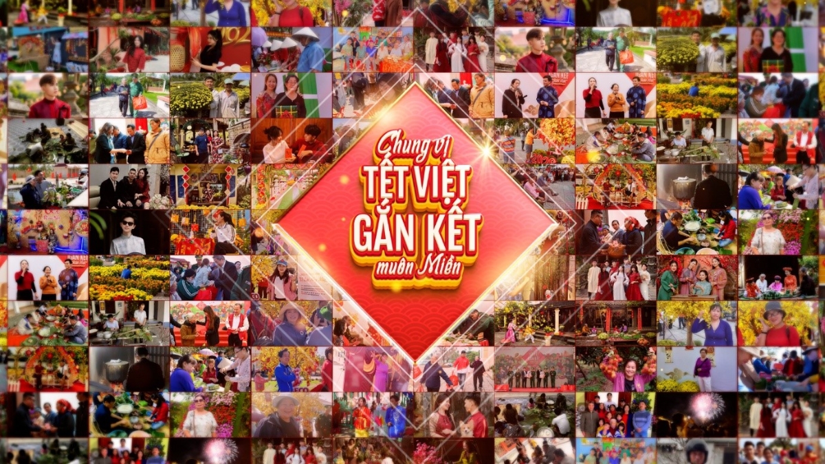Bức tranh “Chung Vị Tết Việt”ghi nhận&nbsp;hàng ngàn&nbsp;lượt tham gia&nbsp;từ người dân của 34&nbsp;tỉnh, thành.&nbsp;Ảnh:&nbsp;Sabeco.