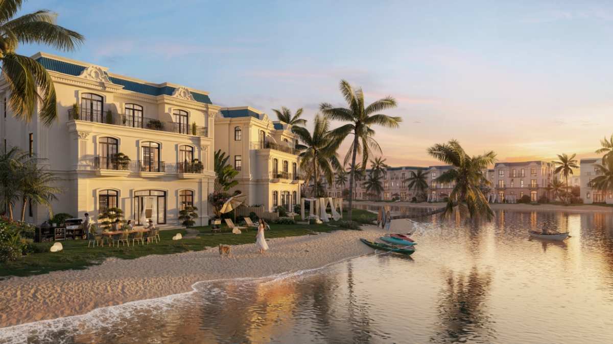 Mỗi cư dân tại phân khu Compound đều sở hữu những “đường bờ biển” độc bản ngay sau nhà.