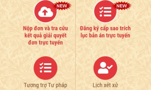 Tòa án NDTC hướng dẫn người dân, doanh nghiệp có thể nộp đơn kiện online từ ngày 1/3/2026