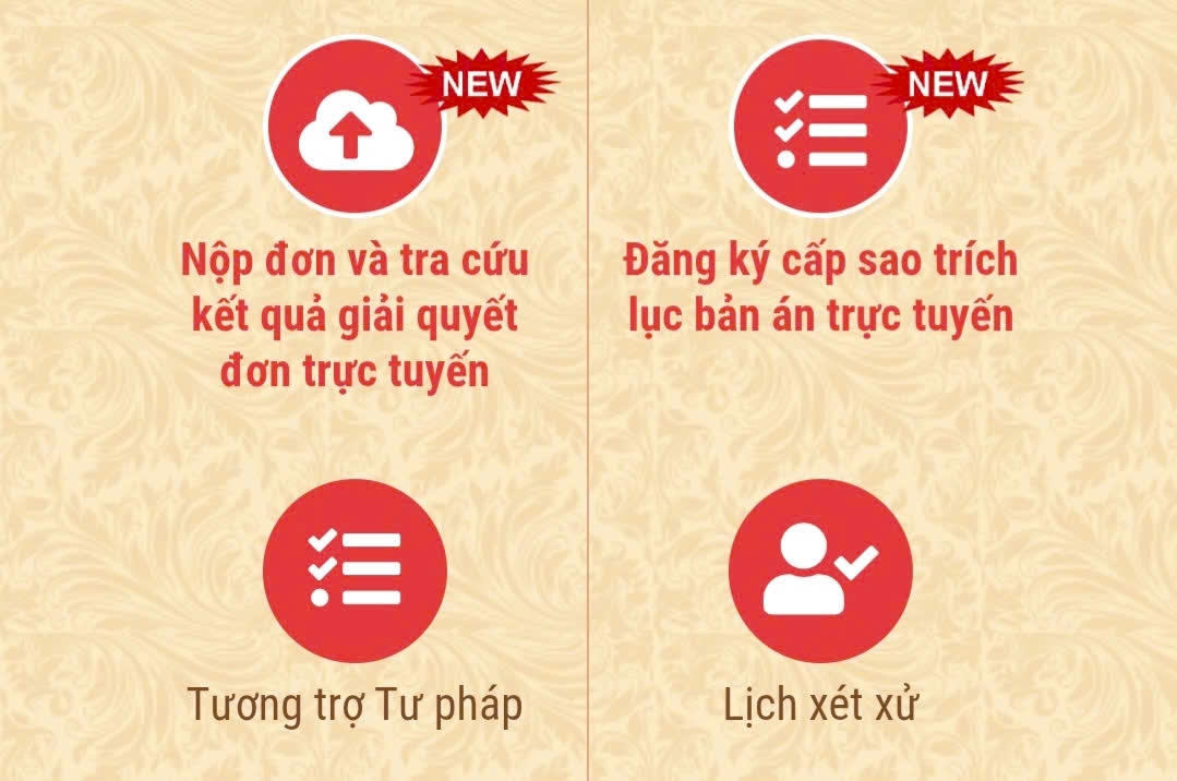 Người dân, doanh nghiệp có thể nộp đơn và tra cứu kết quả giải quyết đơn trực tuyến. 