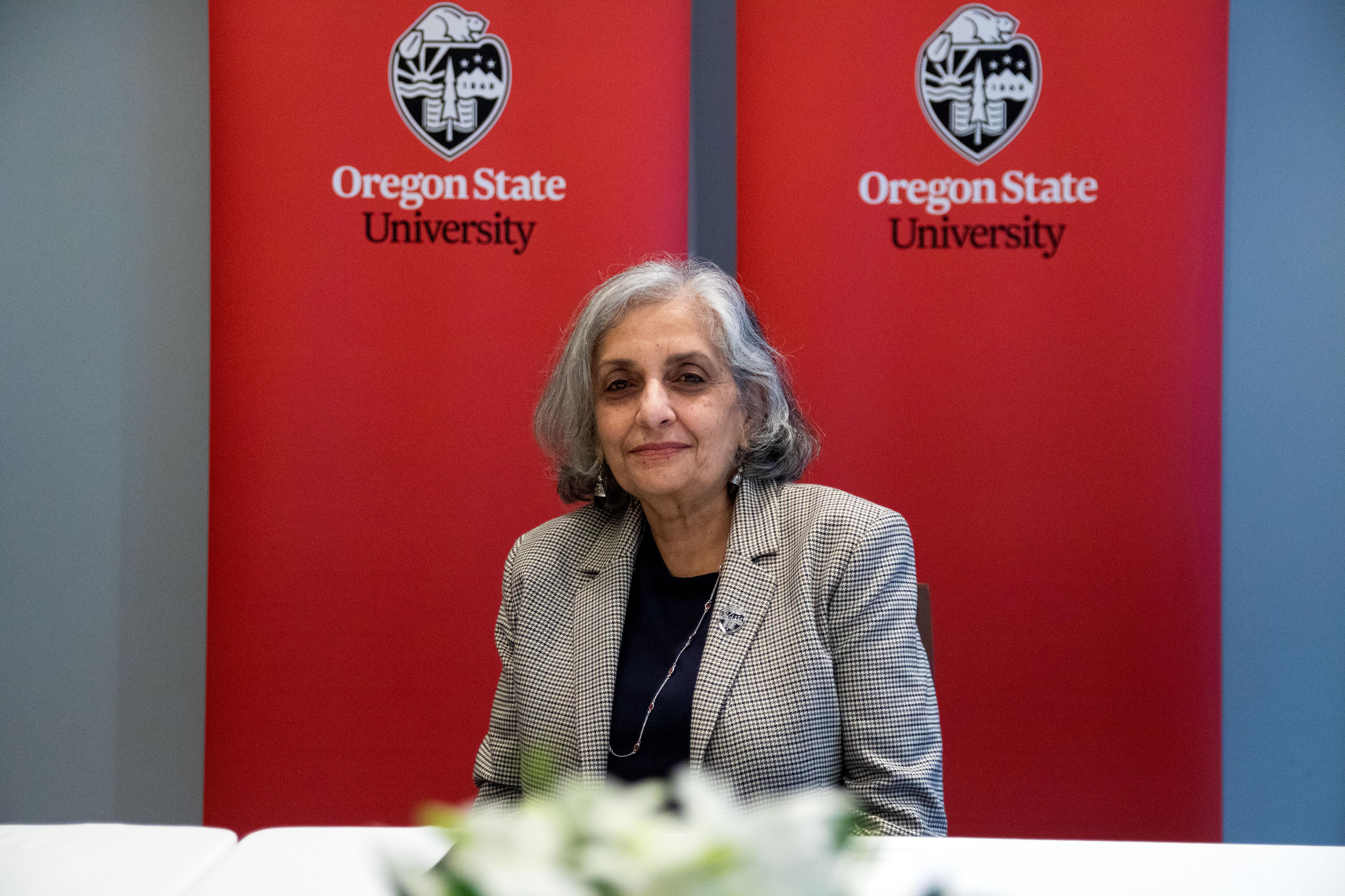 Giáo sư Jayathi Y. Murthy, Hiệu trưởng Đại học Bang Oregon, Hoa Kỳ (OSU).