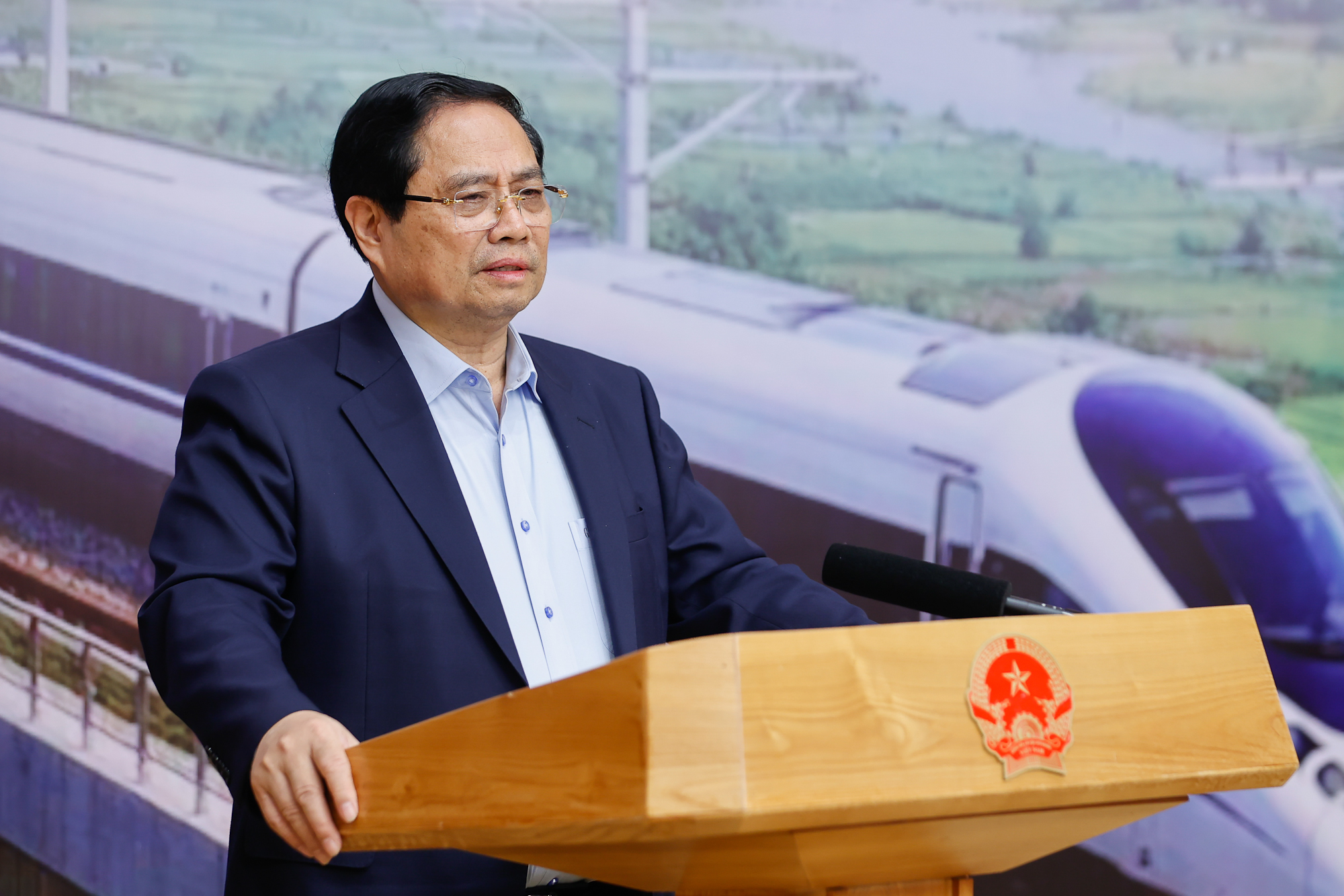 Thủ tướng Phạm Minh Chính phát biểu tại Phiên họp. Ảnh: VGP/Nhật Bắc