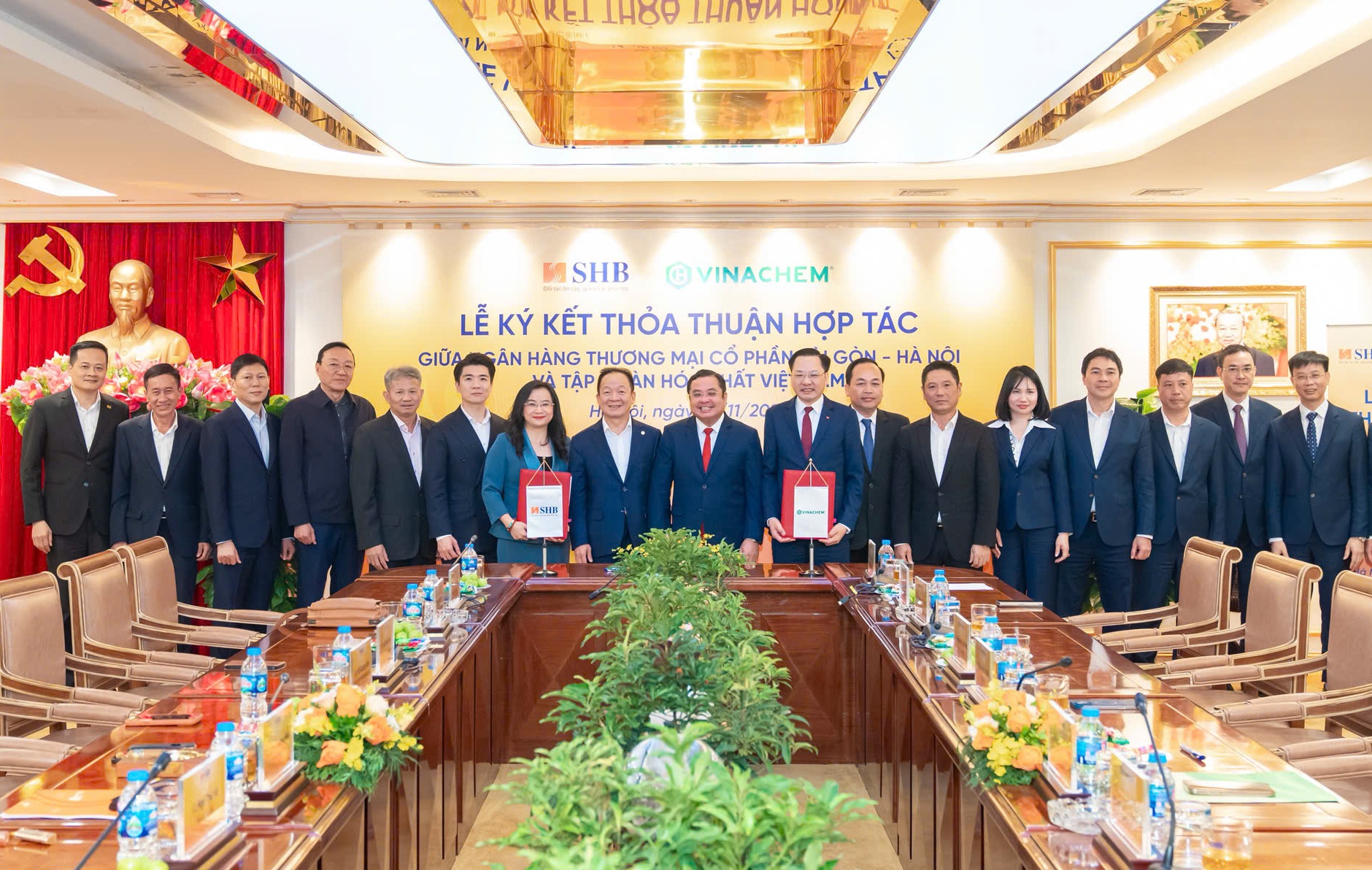 SHB thúc đẩy hợp tác với nhiều doanh nghiệp, tập đoàn lớn nhằm phát triển hệ sinh thái chiến lược. Ảnh: SHB.