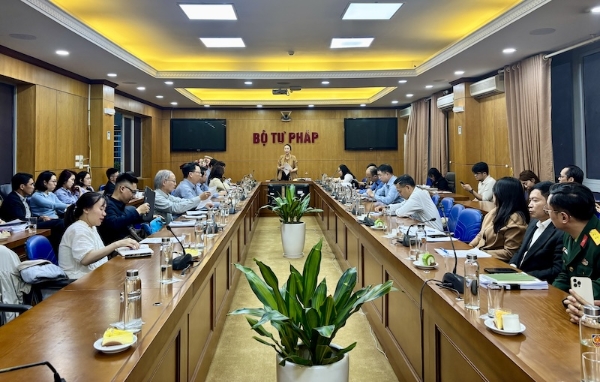 Quang cảnh cuộc họp. Ảnh:MOJ.