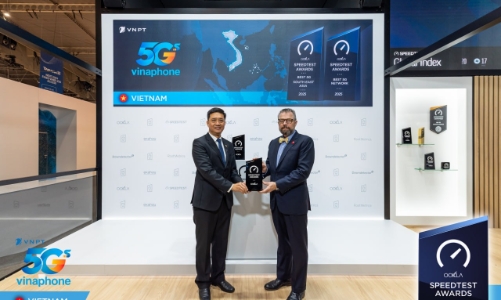 VinaPhone được chọn là mạng 5G tốt nhất Đông Nam Á trong quý 3 và 4 năm 2025