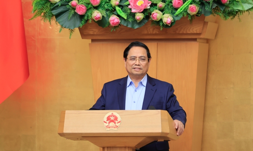 Thủ tướng Phạm Minh Chính phát biểu kết luận phiên họp Chính phủ thường kỳ tháng 2/2026 - Ảnh: VGP