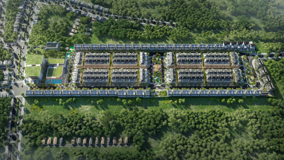 Salacia Villas quy mô 7,2ha được quy hoạch bài bản, đề cao tính riêng tư.