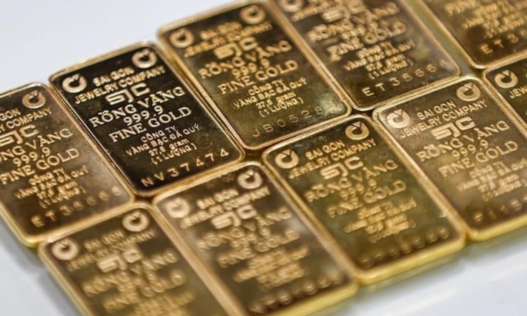 Giá vàng miếng SJC tăng nhẹ sau khi sụt giảm 7 triệu đồng/lượng của 2 phiên trước