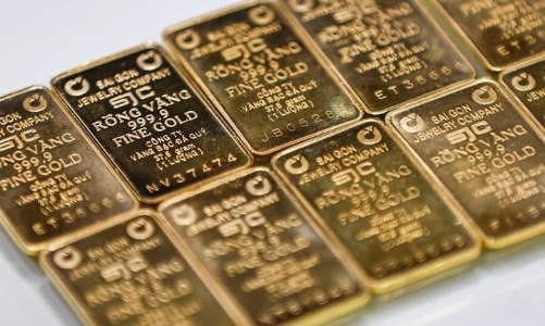 Giá vàng miếng SJC tăng nhẹ sau khi sụt giảm 7 triệu đồng/lượng của 2 phiên trước