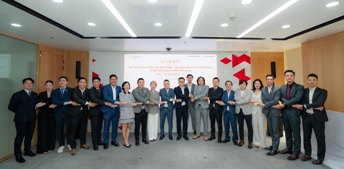 VinaLiving và hệ thống đại lý chính thức khởi động kế hoạch kinh doanh dự án Salacia Villas 2026.