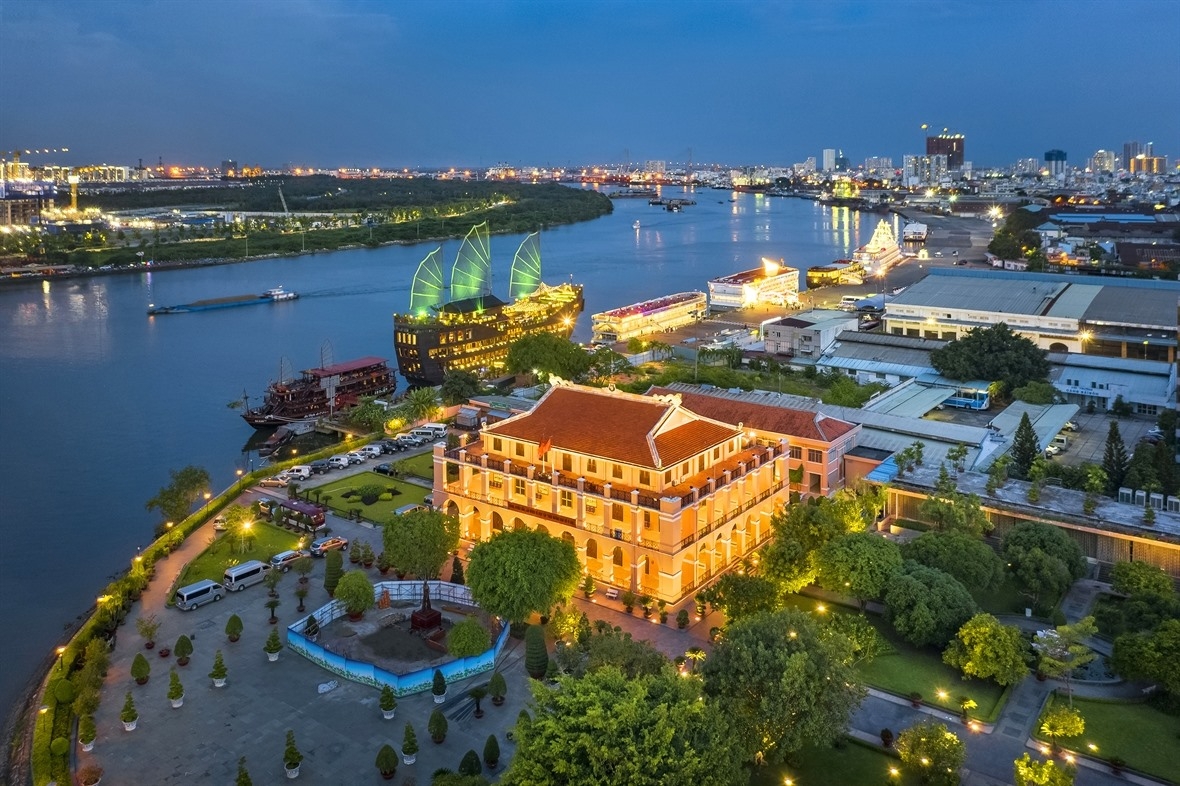 Khu vực Bến Nhà Rồng về đêm - Ảnh: vinanet.