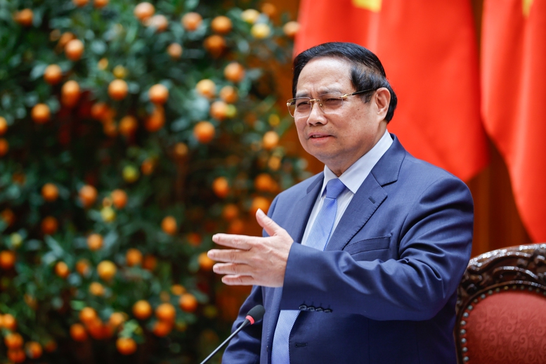 Thủ tướng chủ trì phiên họp về điều hành chính sách tiền tệ, tài khoá chiều 5/3/2026 - Ảnh: GOV