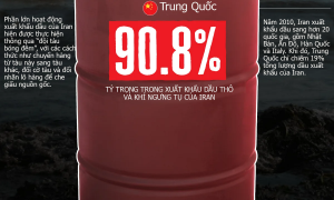 Những nước nhập khẩu dầu Iran nhiều nhất