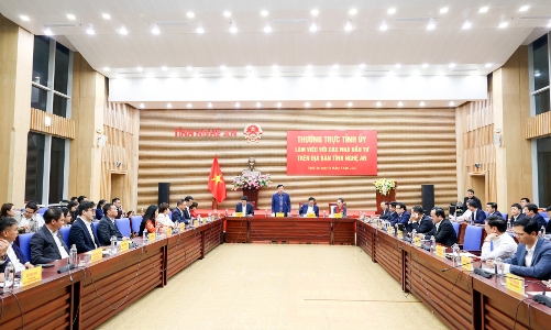Nghệ An tăng cường đối thoại, tháo gỡ khó khăn cho nhà đầu tư chiến lược