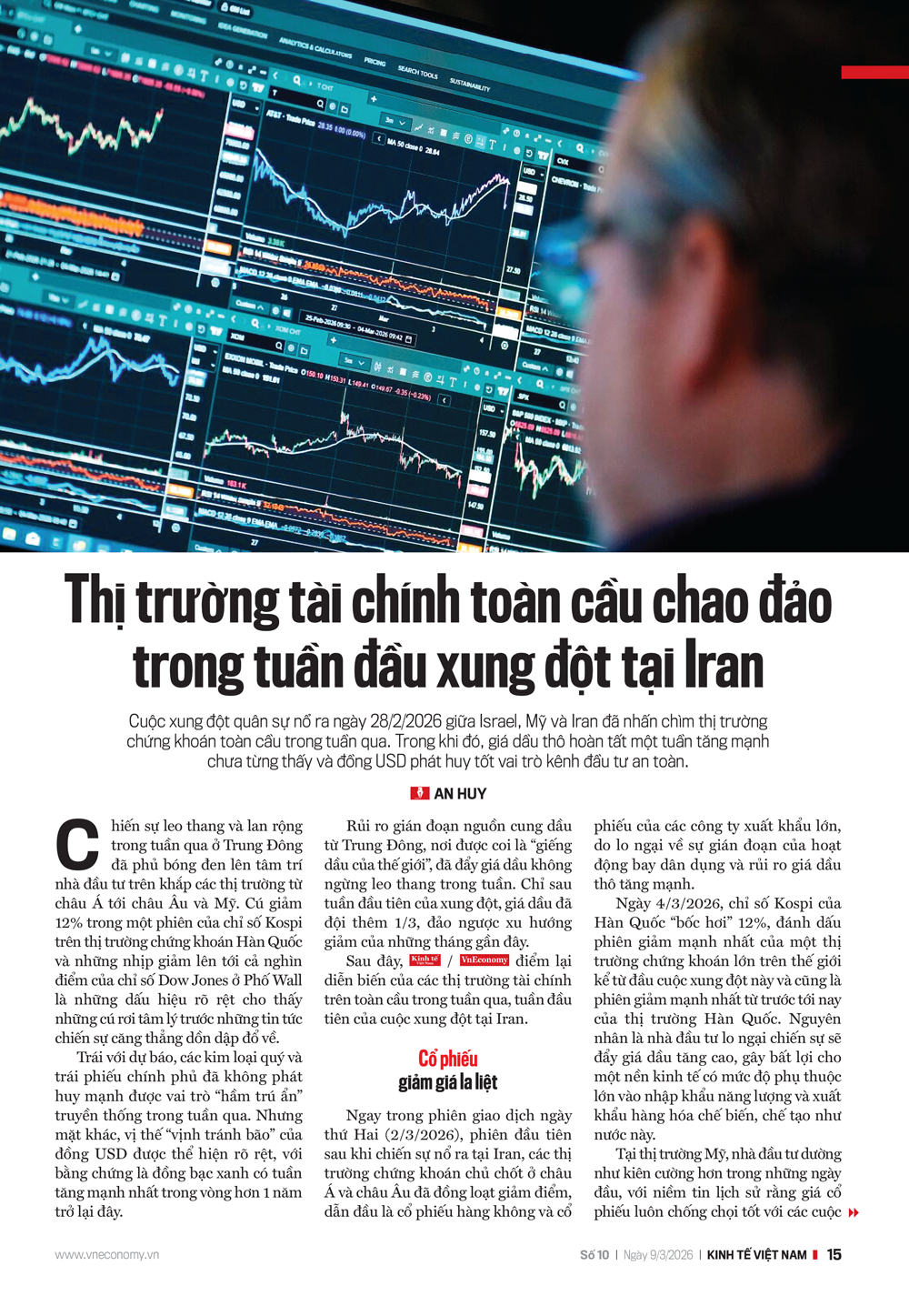 Thị trường tài chính toàn cầu chao đảo trong tuần đầu xung đột tại Iran - Ảnh 1