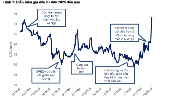 Kịch bản giá dầu vượt 100 USD/thùng trong thời gian dài là không cao?