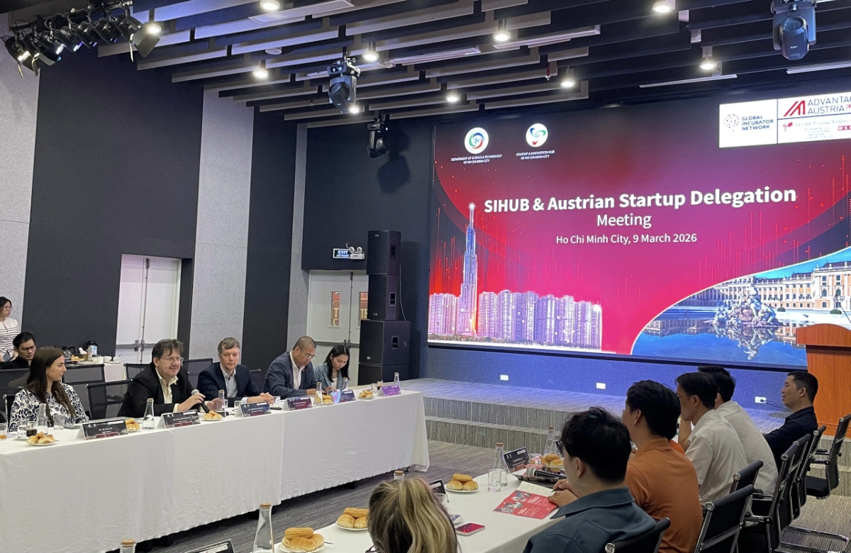 Sự kiện “Khởi động 2026: Kết nối khởi nghiệp và đổi mới sáng tạo Áo – Việt Nam” được tổ chức ngày 9/3 - Ảnh: Như Quỳnh.