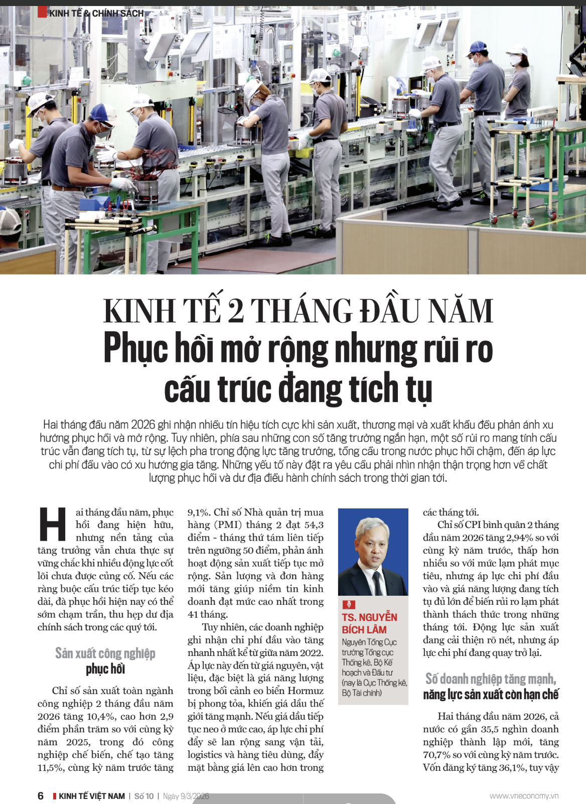 Kinh tế 2 tháng đầu năm: Phục hồi mở rộng nhưng rủi ro cấu trúc đang tích tụ - Ảnh 1